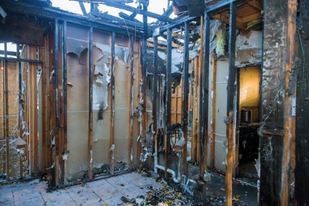 Professional Fire Damage Restoration technician working in Winter Haven, FL